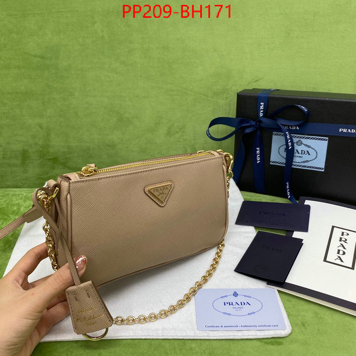 Prada Bags(TOP)-Diagonal-,ID: BH171,$:209USD