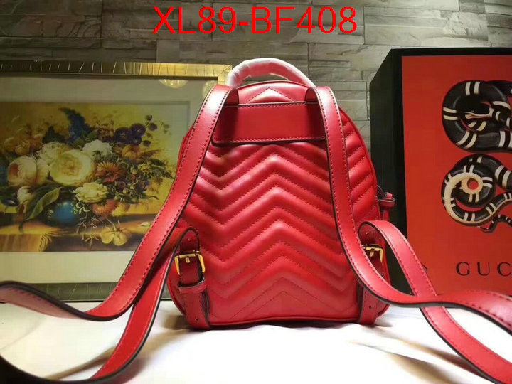 Gucci Bags(4A)-Backpack-,best capucines replica ,ID: BF408,$:89USD