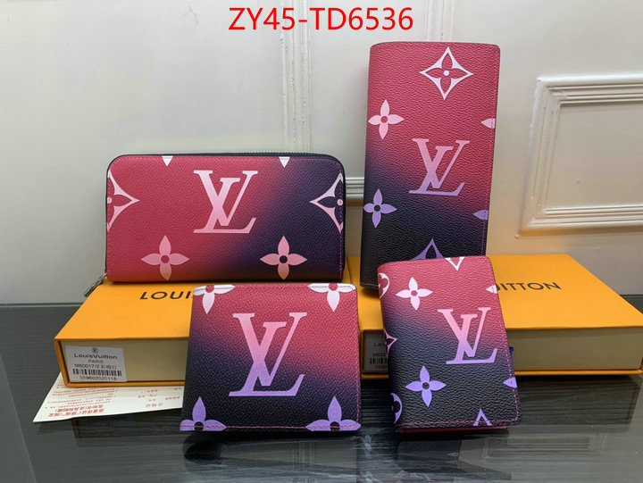 LV Bags(4A)-Wallet,replica for cheap ,ID: TD6536,$: 45USD