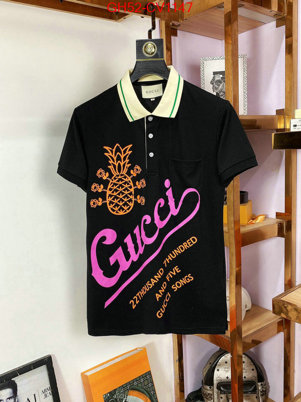 Clothing-Gucci,hot sale , ID: CV1147,$: 52USD