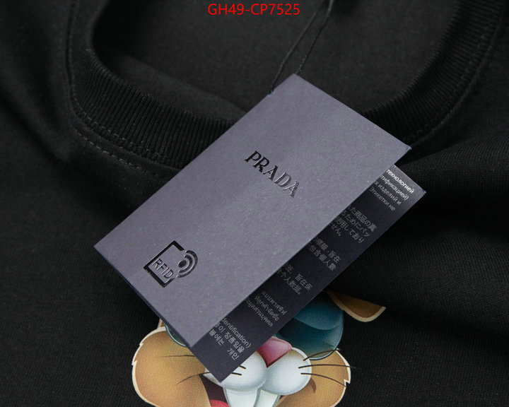 Clothing-Prada,shop now , ID: CP7525,$: 49USD