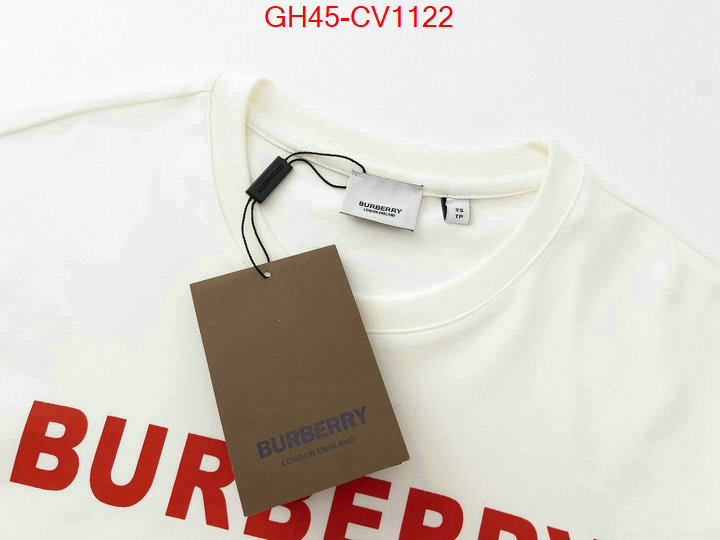 Clothing-Burberry,2023 luxury replicas , ID: CV1122,$: 45USD