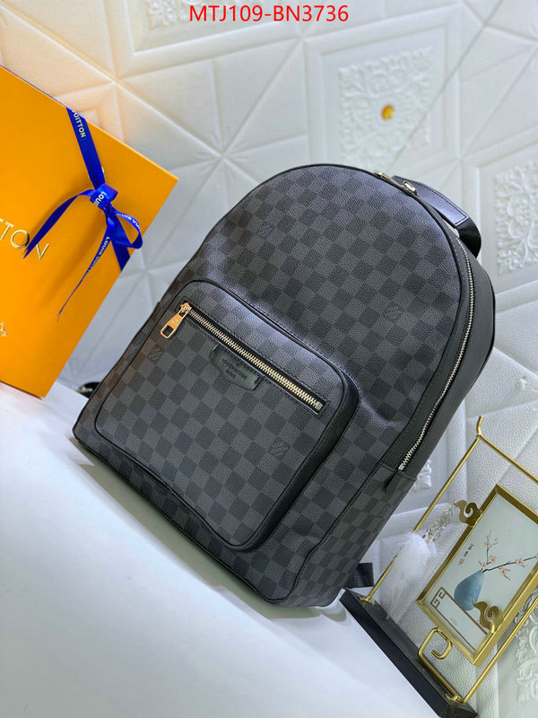 LV Bags(4A)-Backpack-,what's the best place to buy replica ,ID: BN3736,$: 109USD