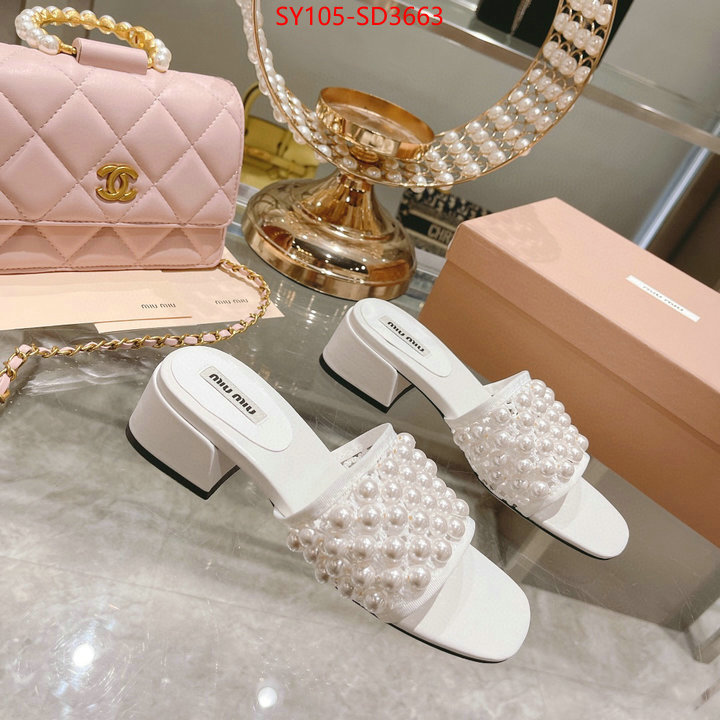 Women Shoes-Miu Miu,good quality replica , ID: SD3663,$: 105USD