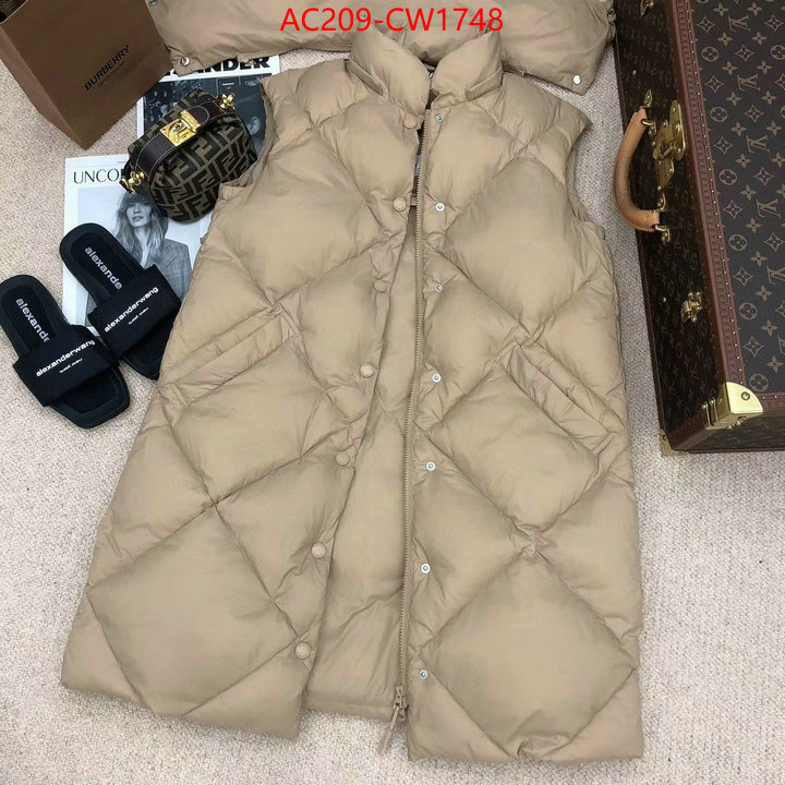 Down jacket Women-Burberry,where to buy fakes , ID: CW1748,$: 209USD