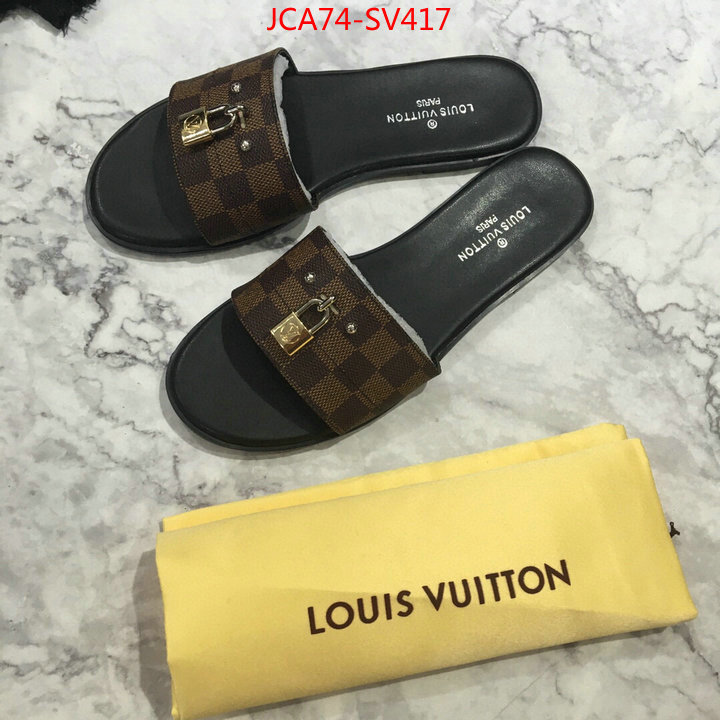 Women Shoes-LV,what 1:1 replica , ID: SV417,$:74USD