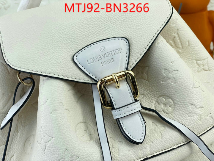 LV Bags(4A)-Backpack-,where quality designer replica ,ID: BN3266,$: 92USD