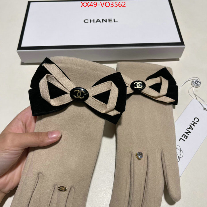 Gloves-Chanel,wholesale sale , ID: VO3562,$: 49USD