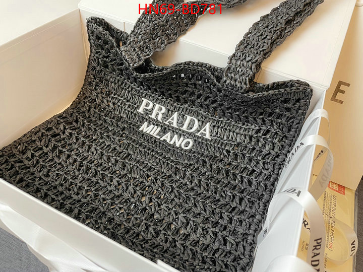 Prada Bags(4A)-Handbag-,we curate the best ,ID: BD781,$: 69USD