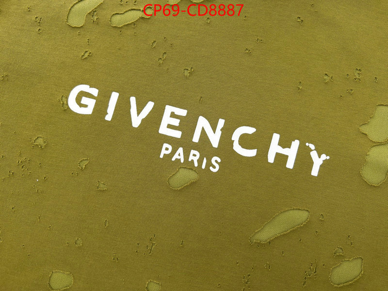 Clothing-Givenchy,2023 aaaaa replica customize ,ID: CD8887,$: 69USD