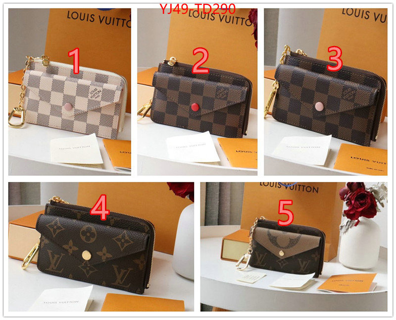 LV Bags(4A)-Wallet,ID: TD290,$: 49USD