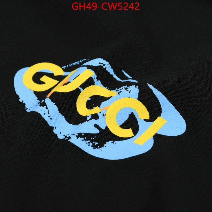 Clothing-Gucci,first copy , ID: CW5242,$: 49USD