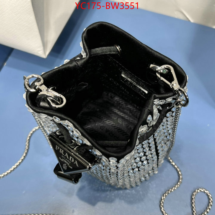 Prada Bags(TOP)-Diagonal-,ID: BW3551,$: 175USD