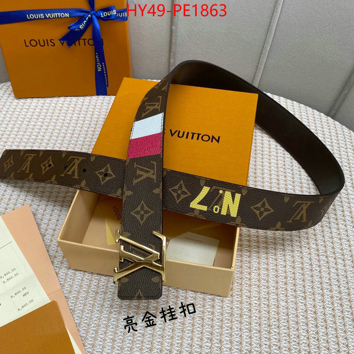 Belts-LV,outlet 1:1 replica , ID: PE1863,$: 49USD