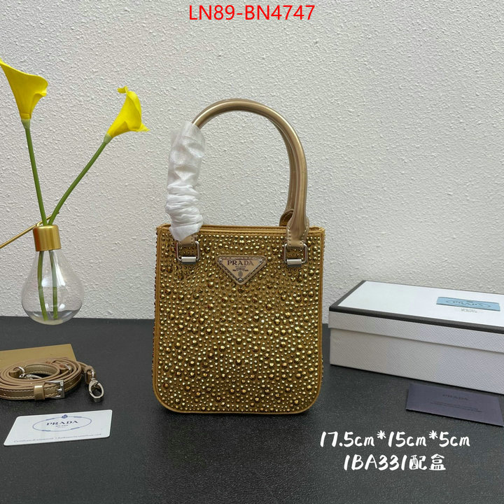 Prada Bags(4A)-Diagonal-,buy first copy replica ,ID: BN4747,$: 89USD