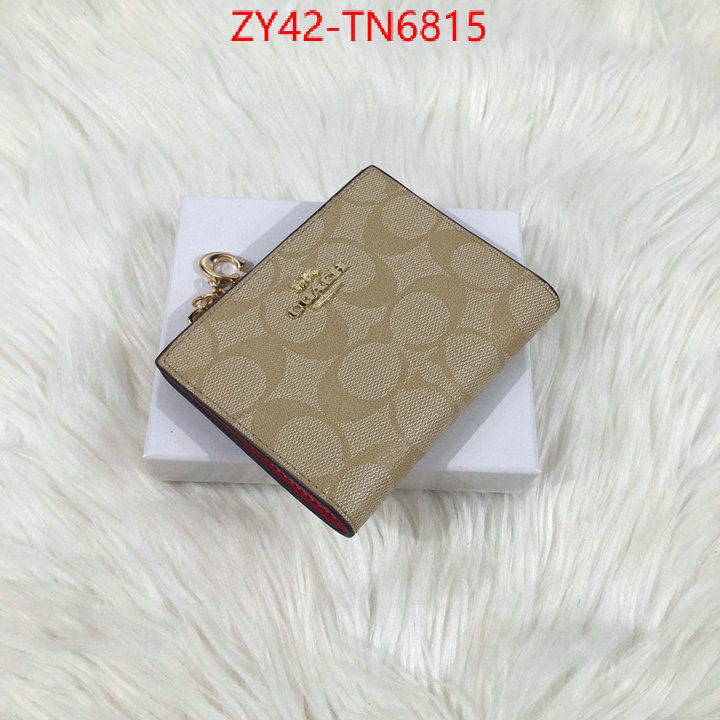 Coach Bags(4A)-Wallet,aaaaa+ class replica ,ID: TN6815,$: 42USD