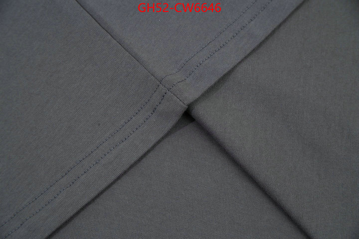 Clothing-Gucci,designer high replica , ID: CW6646,$: 52USD