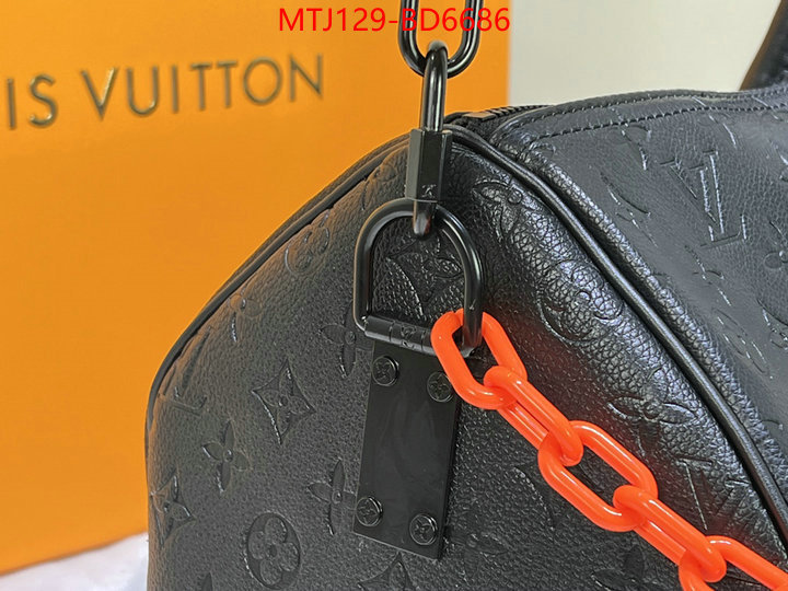 LV Bags(4A)-Keepall BandouliRe 45-50-,wholesale imitation designer replicas ,ID: BD6686,$: 129USD