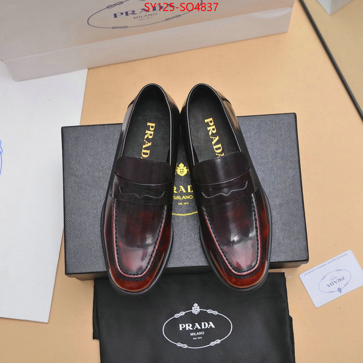 Men Shoes-Prada,designer 1:1 replica , ID: SO4837,$: 125USD