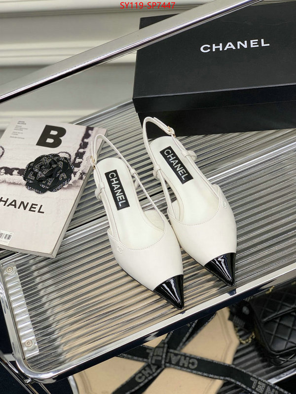 Women Shoes-Chanel,fake designer , ID: SP7447,$: 119USD