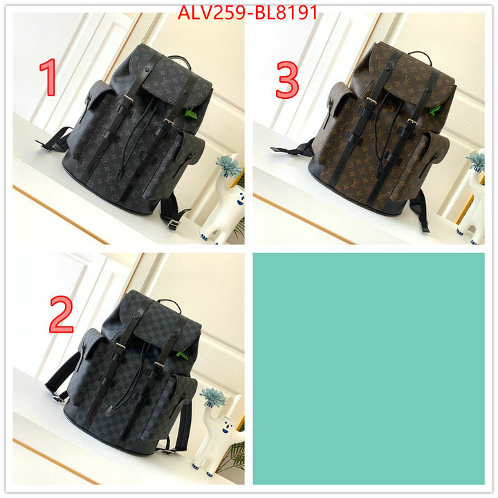 LV Bags(TOP)-Backpack-,ID: BL8191,$: 259USD