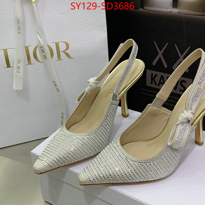 Women Shoes-Dior,buy 2023 replica , ID: SD3686,$: 129USD