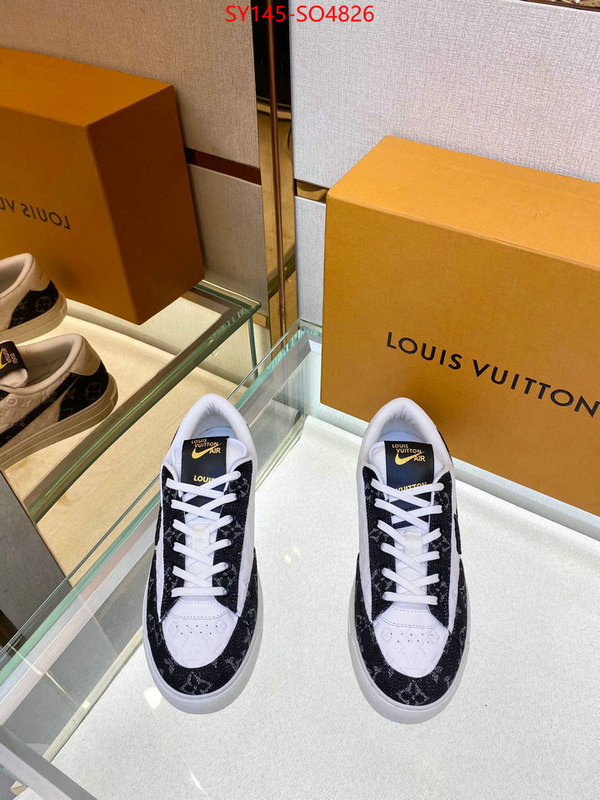 Men Shoes-LV,top quality designer replica , ID: SO4826,$: 145USD