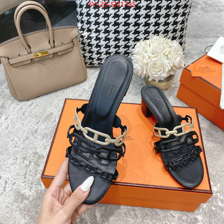 Women Shoes-Hermes,best quality replica , ID: SN1735,$: 129USD