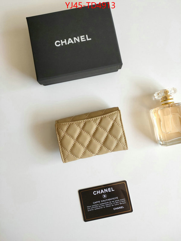 Chanel Bags(4A)-Wallet-,ID: TD4913,$: 45USD