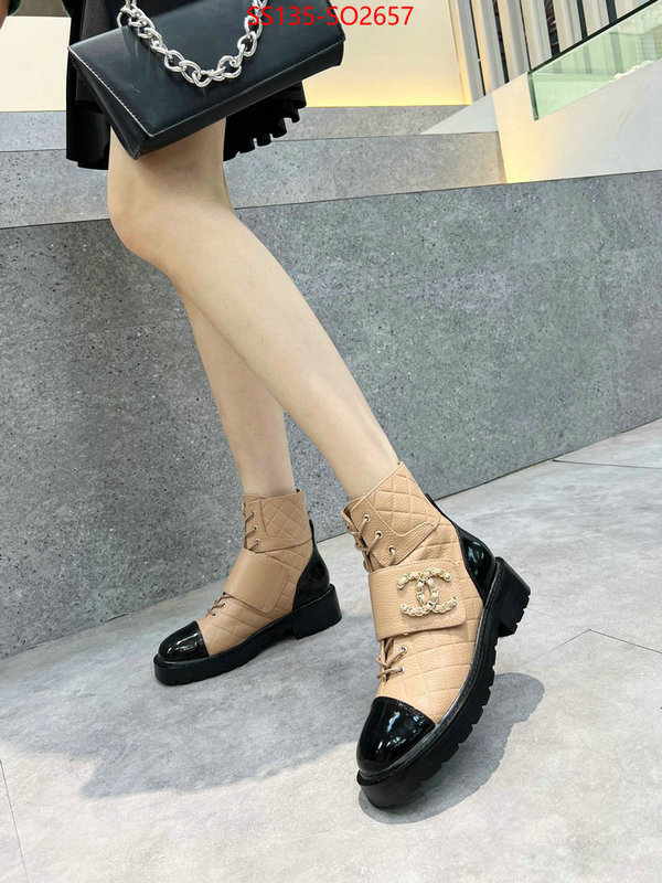 Women Shoes-Chanel,what is top quality replica , ID: SO2657,$: 135USD