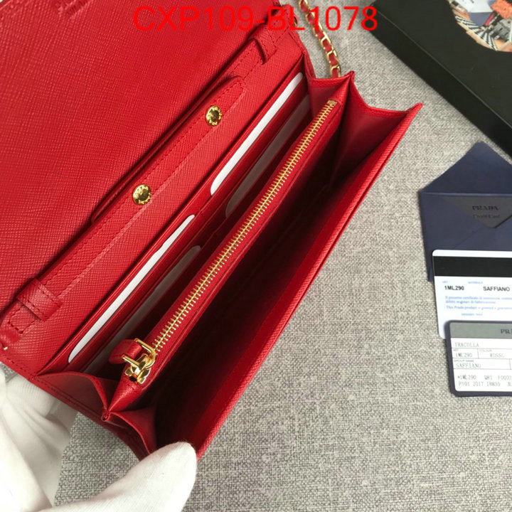 Prada Bags(TOP)-Diagonal-,ID: BL1078,$: 109USD