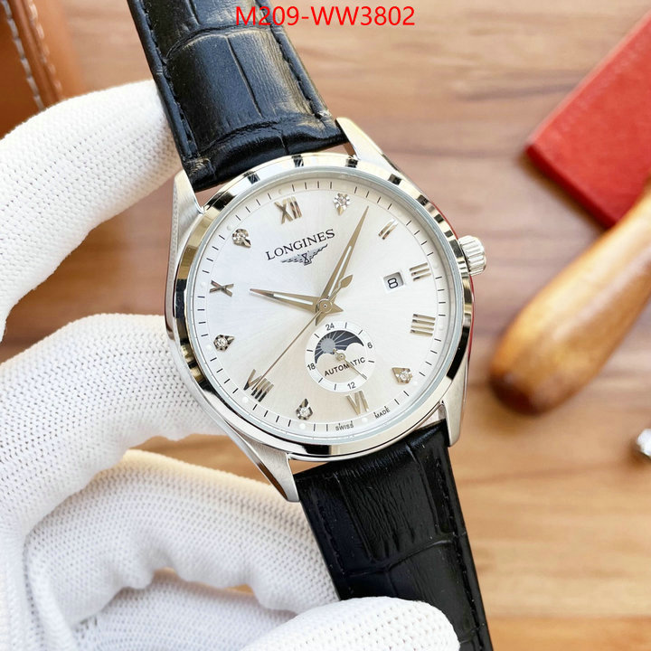 Watch (TOP)-Longines,high quality 1:1 replica , ID: WW3802,$: 209USD