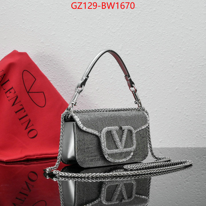 Valentino Bags(4A)-LOC-V Logo ,what is a 1:1 replica ,ID: BW1670,$: 129USD