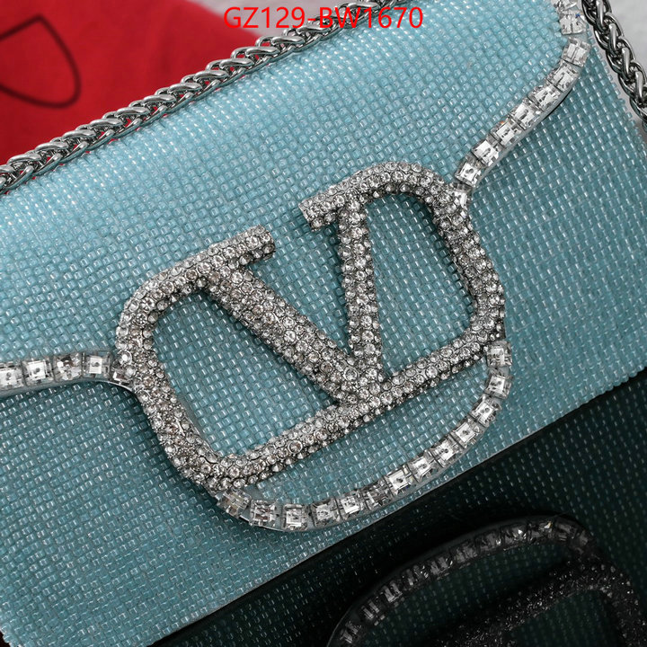 Valentino Bags(4A)-LOC-V Logo ,what is a 1:1 replica ,ID: BW1670,$: 129USD