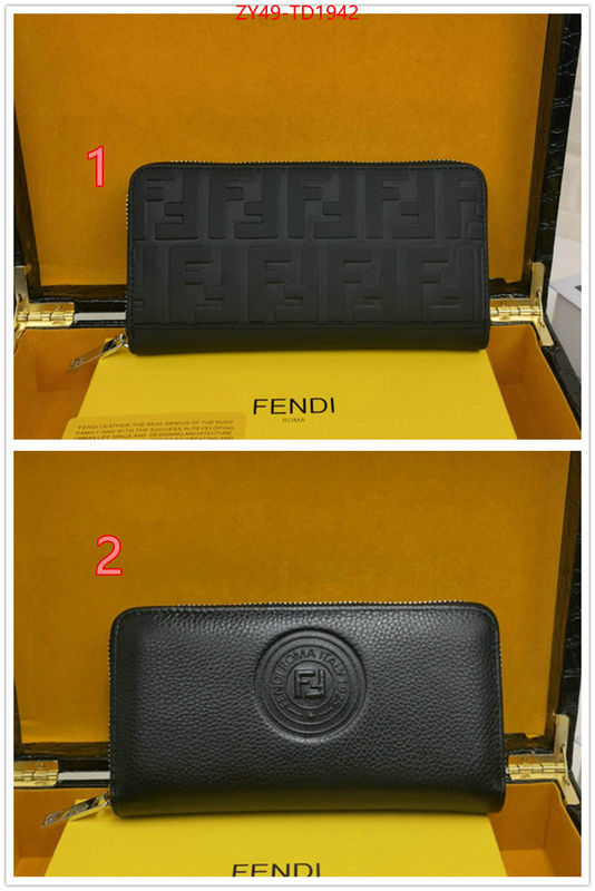 Fendi Bags(4A)-Wallet-,replica shop ,ID: TD1942,$: 49USD