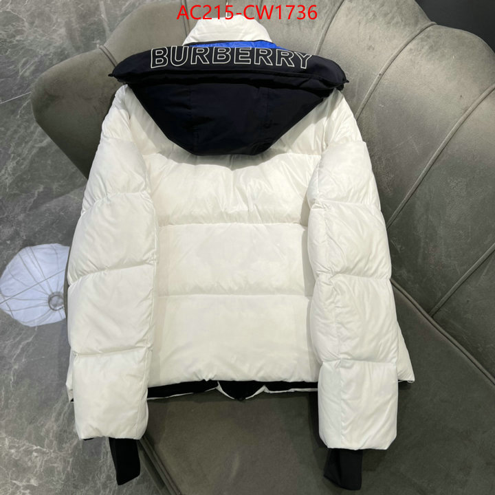 Down jacket Women-Burberry,shop cheap high quality 1:1 replica , ID: CW1736,$: 215USD