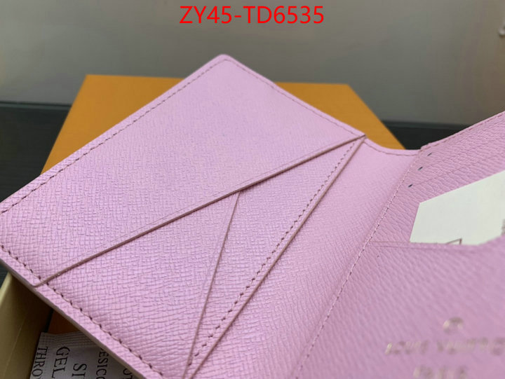 LV Bags(4A)-Wallet,top quality designer replica ,ID: TD6535,$: 45USD