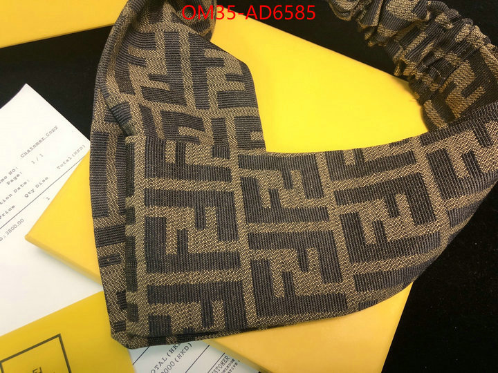 Hair band-Fendi,buy top high quality replica , ID: AD6585,$: 35USD