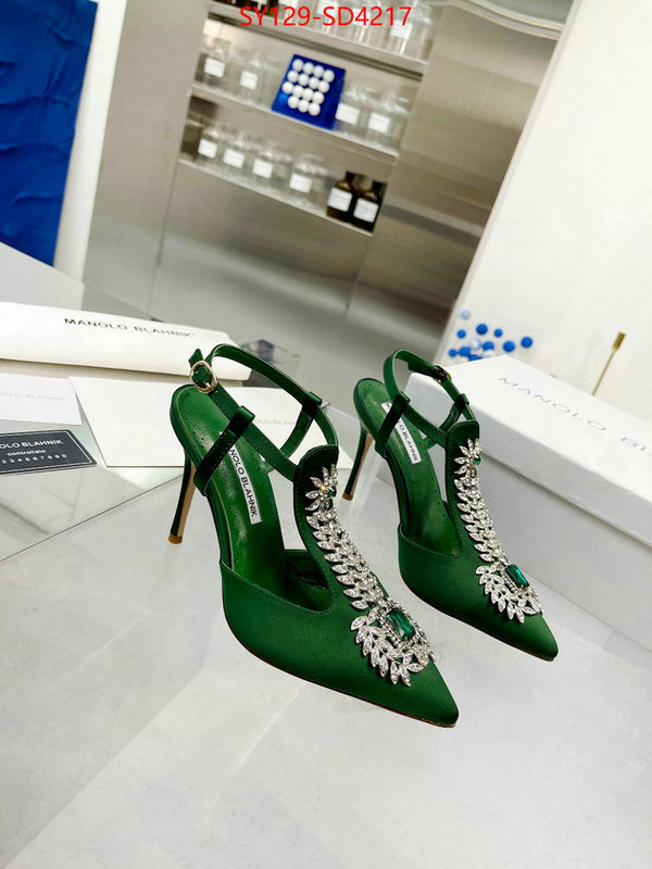 Women Shoes-Manolo Blahnik,where should i buy replica ,perfect quality designer replica , ID: SD4217,$: 129USD