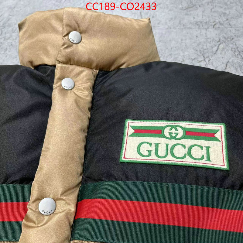 Down jacket Men-Gucci,quality replica , ID: CO2433,$: 189USD