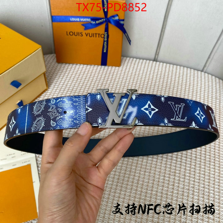 Belts-LV,designer 7 star replica , ID: PD8852,$: 75USD