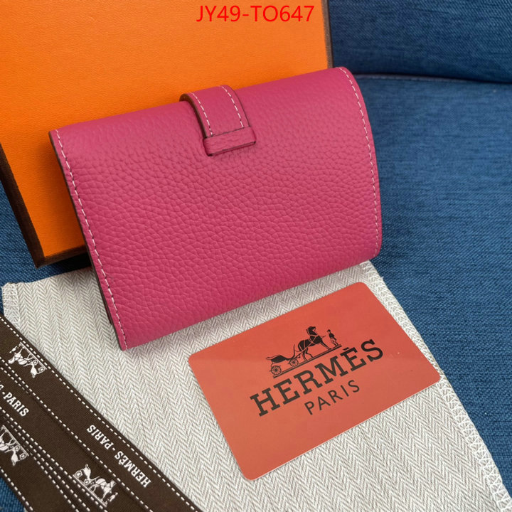 Hermes Bags(4A)-Wallet-,replica 1:1 high quality ,ID: TO647,$: 49USD