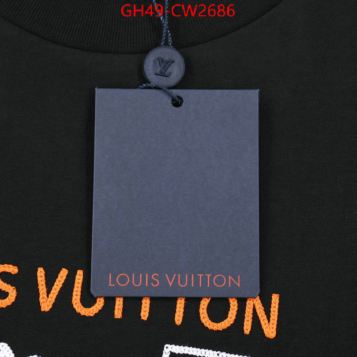 Clothing-LV,where to buy replicas , ID: CW2686,$: 49USD