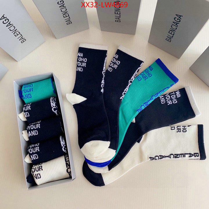 Sock-Balenciaga,cheap wholesale , ID: LW4869,$: 32USD