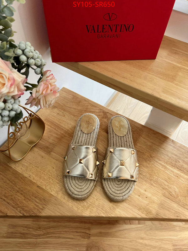 Women Shoes-Valentino,fake designer , ID: SR650,$: 105USD