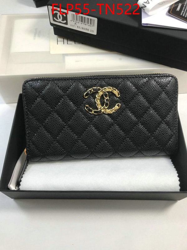 Chanel Bags(TOP)-Wallet-,ID: TN522,$: 55USD