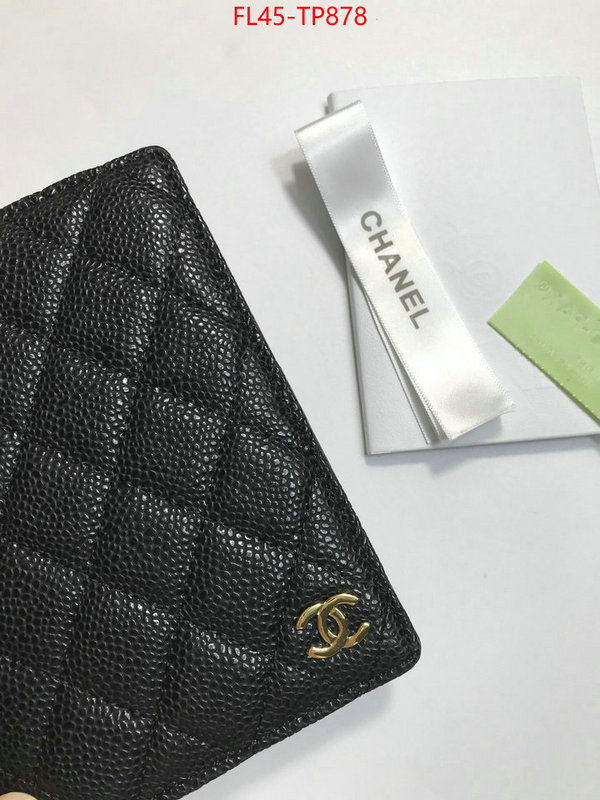 Chanel Bags(4A)-Wallet-,ID: TP878,$: 45USD