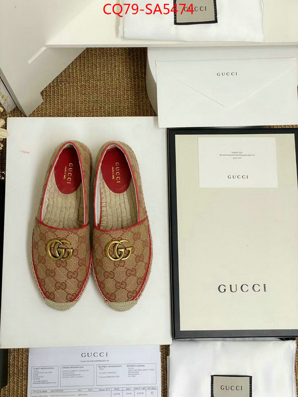 Women Shoes-Gucci,high quality designer replica , ID: SA5474,$: 79USD