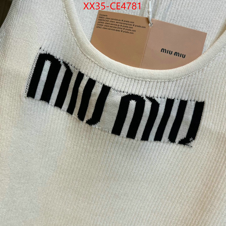 Clothing-MIU MIU,buy best quality replica , ID: CE4781,$: 35USD