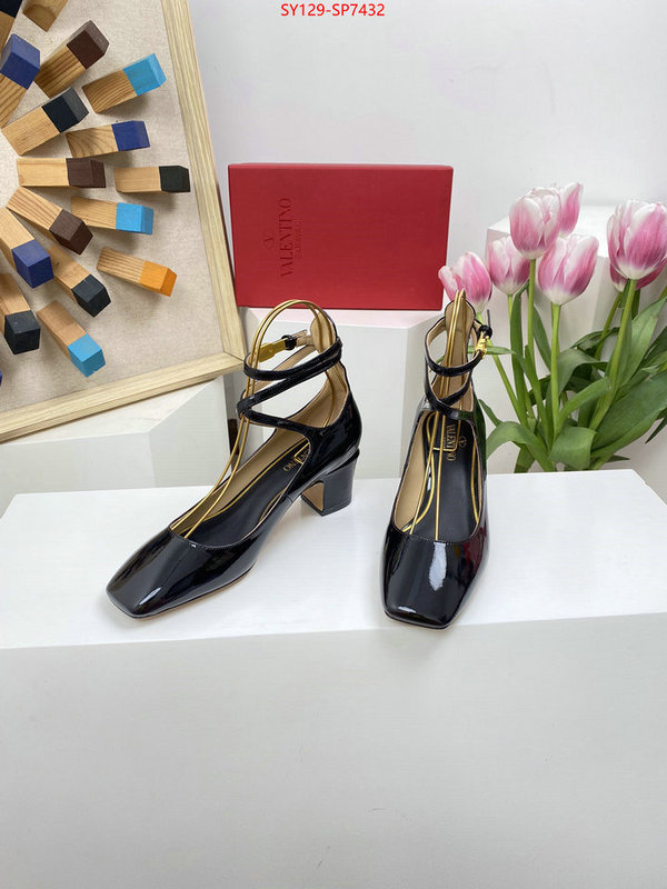 Women Shoes-Valentino,top quality designer replica , ID: SP7432,$: 129USD